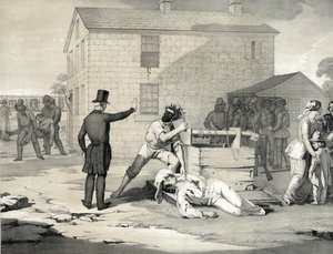 Martelaarschap van Joseph en Hyrum Smith in de gevangenis van Carthage, 27 juni 1844 door American School
