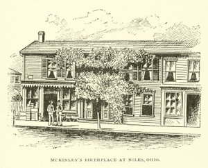 McKinleys geboorteplaats in Niles, Ohio door American School