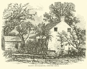 Meades hoofdkwartier, Cemetery Ridge door American School