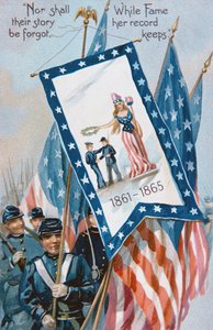 Herdenkingsdag ansichtkaart, ca. 1900 door American School