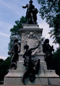 Herdenkingsbeeld voor generaal Gilbert de Lafayette, 1891