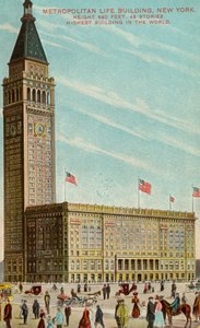 Metropolitan Life Building, New York, ca. 1909-13 door American School