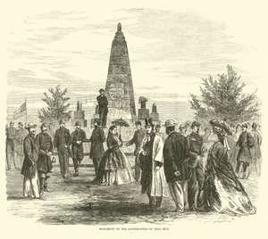 Monument op het slagveld van Bull Run, september 1862