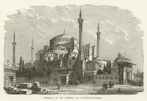 Moskee van Hagia Sophia in Constantinopel door American School