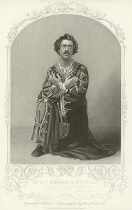 Meneer G V Brooke als Othello, Othello, Act III, scène 3 door American School