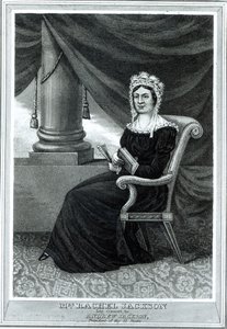 Mevrouw Rachel Jackson, uitgegeven door Joseph How, ca. 1850-1900 door American School