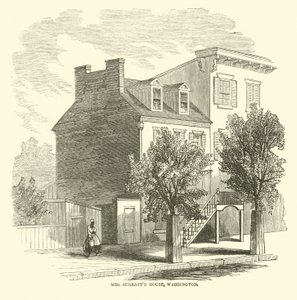 Mevrouw Surratts Huis, Washington, april 1865 door American School