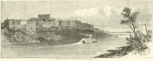 Nashville vanaf de overkant van de Cumberland, december 1864 door American School