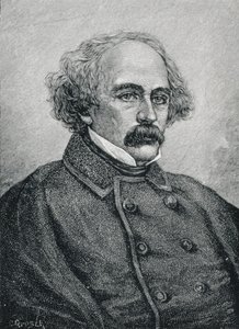 Nathaniel Hawthorne (1804-1864) Amerikaanse auteur door American School