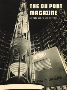 New York Wereldtentoonstelling, voorpagina van het DuPont Magazine, juni 1939