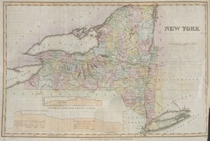 New York, gedaan door de staat New York om de memoires van Cadwallader Colden te begeleiden door American School