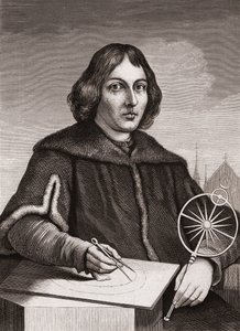 Nicolaus Copernicus, c.1850 (gravure) door American School