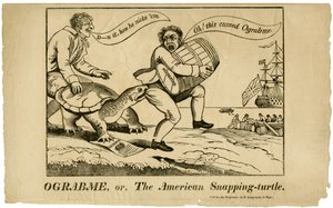 Ograbme, of De Amerikaanse Snapping Turtle, 1808