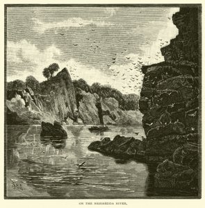 Aan de Neirhedda-rivier door American School
