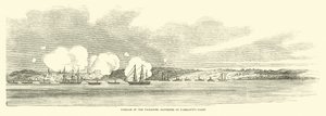Doortocht van de Vicksburg-batterijen door Farraguts vloot, juni 1862 door American School