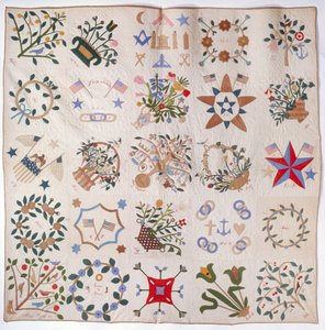 Patriot en Bloem quilt door American School