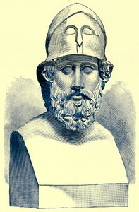 Perikles, illustratie uit History of Greece door Victor Duruy, gepubliceerd 1890 door American School