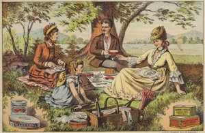 Picknick bij het Water, genieten van Ingeblikte Vis door American School