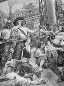 Piraten kapen een schip door American School