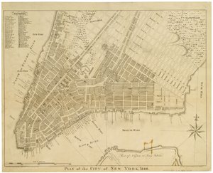 Plan van de Stad New York