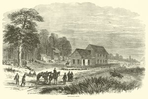 Pocotaligo Depot, januari 1865 door American School