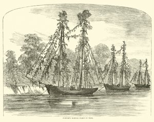 Porters mortiervloot in Trim, juni 1862
