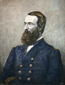 Portret van David Dixon Porter (1813-91), Admiraal in de Federale Marine door American School