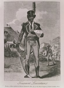 Portret van Francois Dominique Toussaint-Louverture (c.1743-1803) door American School