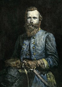 Portret van generaal J.E.B. Stuart door American School