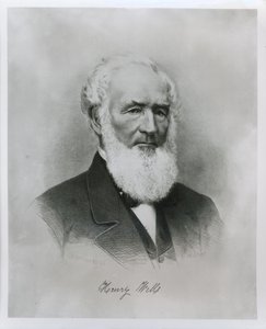 Portret van Henry Wells (1805-78) mede-oprichter van Wells Fargo & Co. door American School
