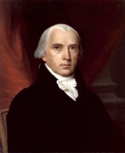 Portret van James Madison door American School