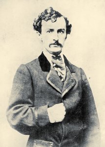 Portret van John Wilkes Booth, ca. 1860 door American School
