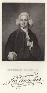 Portret van Jonathan Trumbell door American School