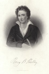 Portret van Percy Bysshe Shelley