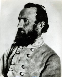Portret van Thomas J. Stonewall Jackson door American School