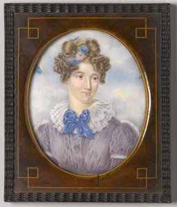 Portret van een Jonge Vrouw door American School
