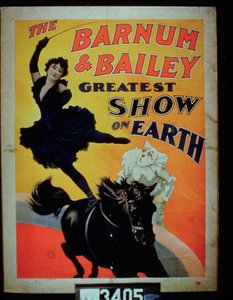 Poster voor Barnum en Bailey Greatest Show on Earth