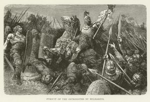 Achtervolging van de Ostrogoten door Belisarius door American School