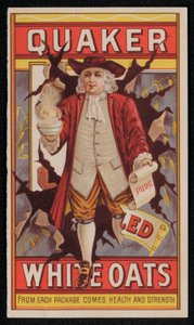 Quaker Oats, advertentie eind 19e of begin 20e eeuw