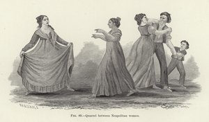 Ruzie tussen Napolitaanse vrouwen
