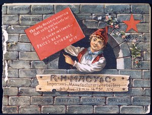R.H. Macy & Co. Importeurs, Fabrikanten & Detailhandelaren [catalogus vooromslag], 1890 door American School