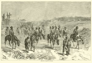 Terugkeer van Kautzs cavalerie, juni 1864 door American School