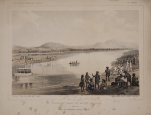 Rio Colorado - nabij de Mojave Dorpen, uitzicht nr. 1 vanaf de linkeroever kijkend W. N. W.