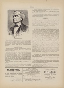 Robert Houdin, advertenties