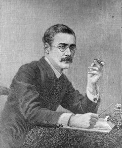 Rudyard Kipling (1865-1936) 1890 door American School