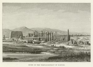 Ruïnes in het tempeldistrict van Karnak