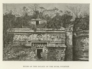 Ruïnes van het Paleis van de Nonnen, Yucatan