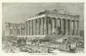 Ruïnes van het Parthenon in Athene