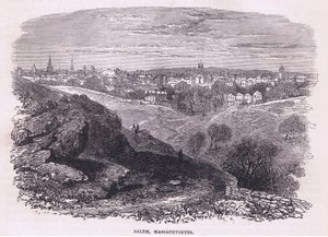 Salem Massachusetts, illustratie uit Cassell