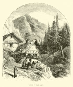 Scène in de Alpen